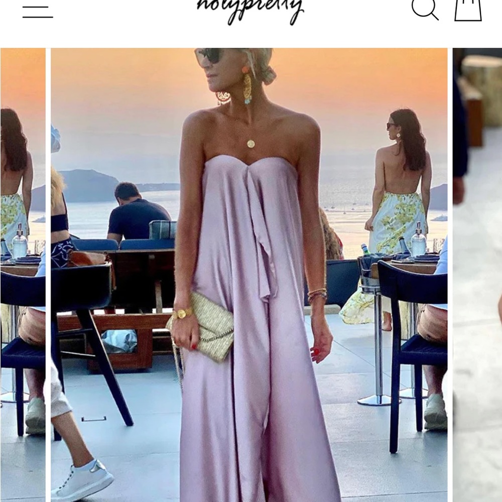 HOLYPRETTY wedding guest dress size medium. Never worn/ light pink,